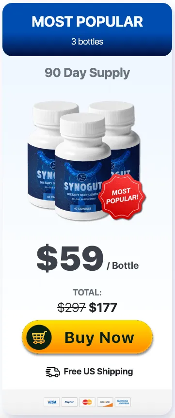 SynoGut 3 bottles